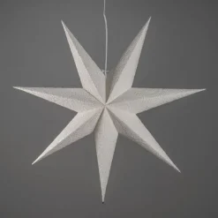 Adventstjerne 80 cm med broderi