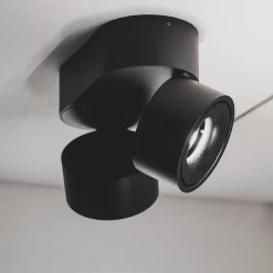 Aim Spot Double Tak/Veggspot 2x13W dimbar 2700k - Svart