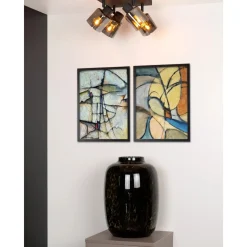 Alion Taklampe 4 - Røykfarget/Svart