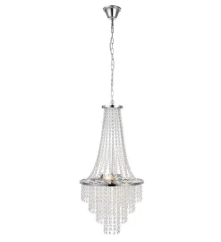 Allington lysekrone - krom/klar - Krom / Klar