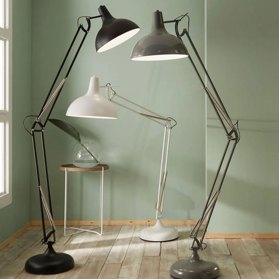 Alonzo gulvlampe 187 cm - Svart