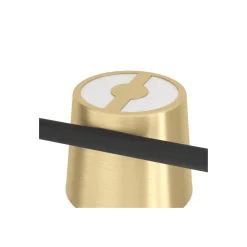 Altamira taklampe 4 lys - Svart/Messing