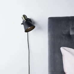 Alton vegglampe - Svart - Svart