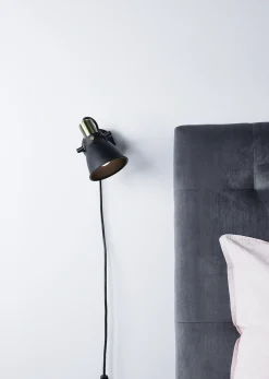 Alton vegglampe - Svart - Svart