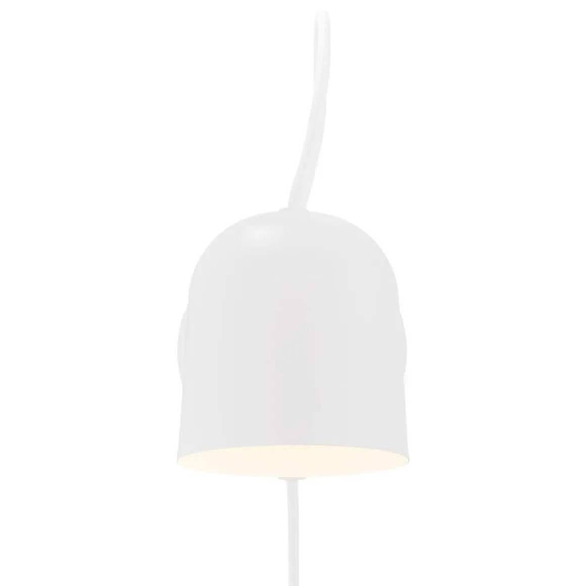 Angle vegglampe med USB - Hvit