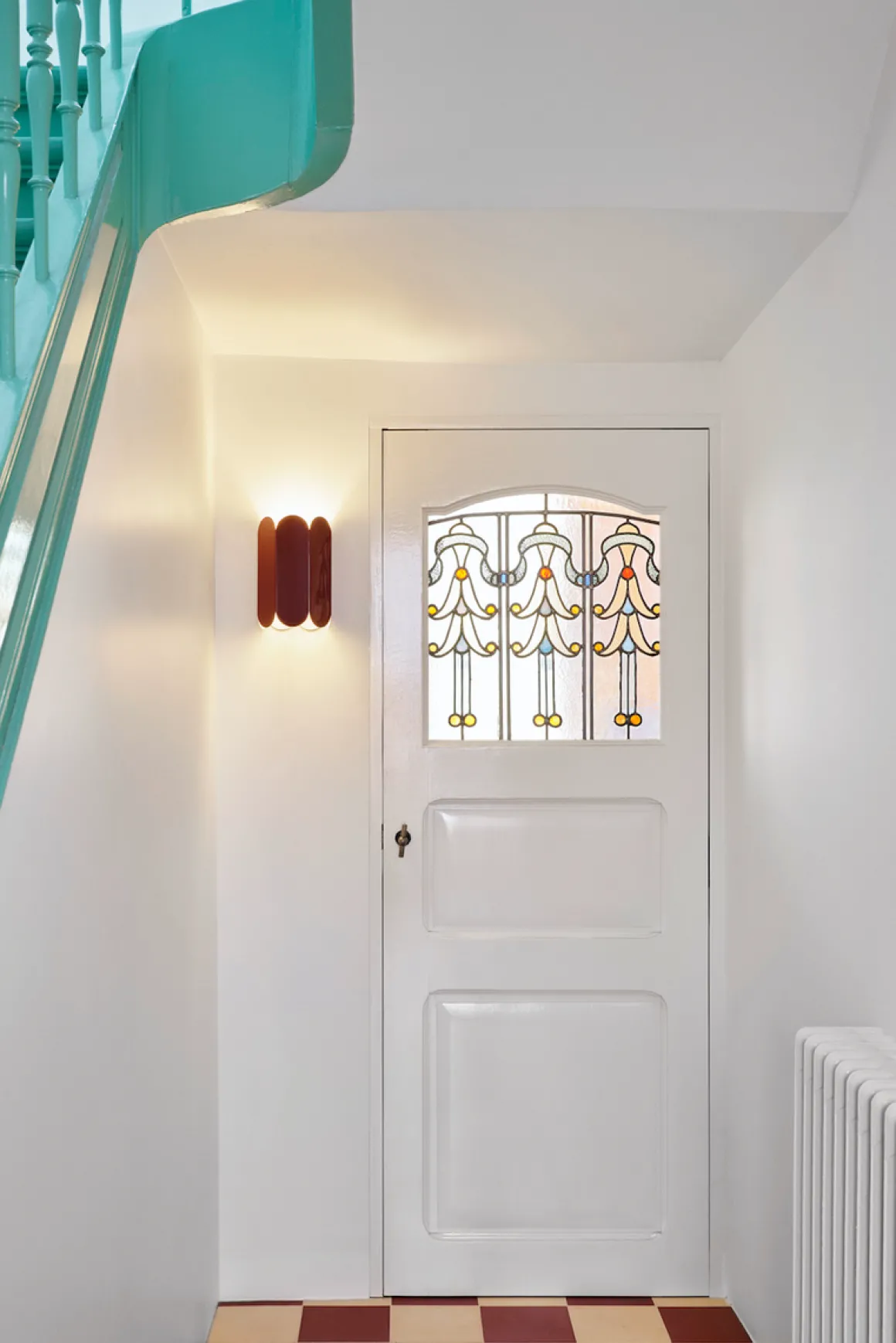 Arcs vegglampe uten ledning - krom