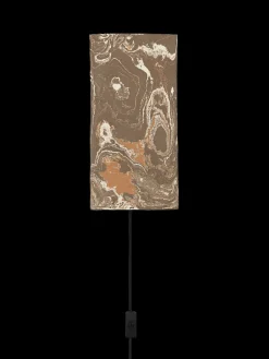 Argilla vegglampe - brun marmor