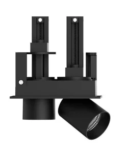 Aria mini flex K2 downlight justerbar 2x5W 3000K RA90 Dimbar - Svart