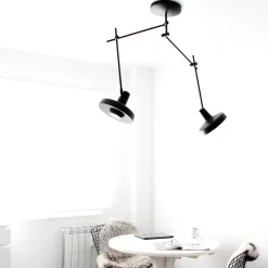 Arigato dobbel taklampe - Svart