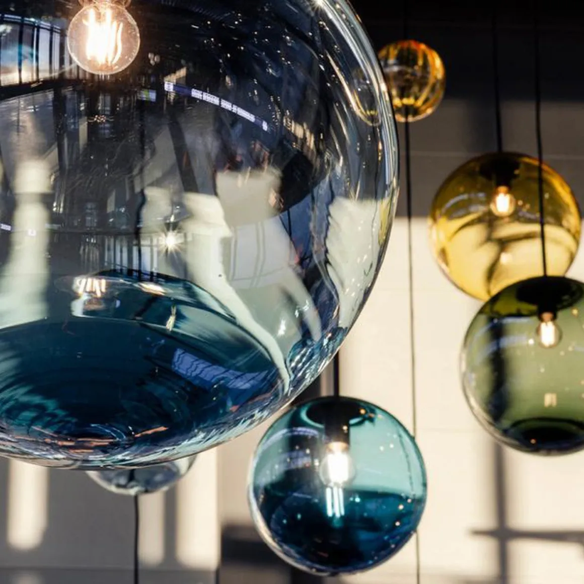 Arkivlampe 4014 40 cm - Blå - Stål