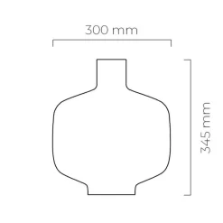 Arkivlampe 4180 - Large - Hvit Matt - Matt Sort