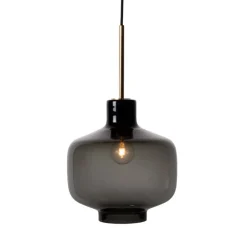 Arkivlampe 4180 - Large - Røykfarget - Matt Sort