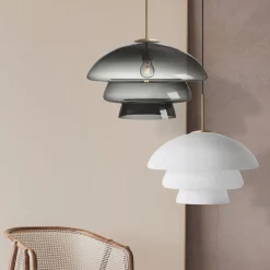 Arkivlampe 4006 Large - Grå - Matt Messing