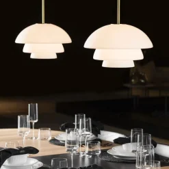 Arkivlampe 4006 Large - Hvit - Sort