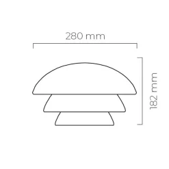 Arkivlampe 4006 Small - Grå - Matt Sort