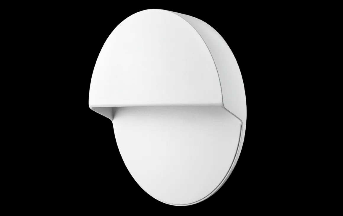 Arlon round vegglampe utendørs 10W 2700 Kelvin IK10 IP65 - Dimbar