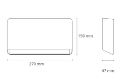 Arlon vegglampe utendørs 10W 2700 Kelvin IK10 IP65 - Dimbar