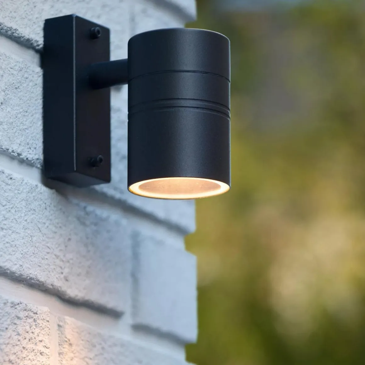 Arne vegglampe utendørs ned IP44 GU10 - Svart