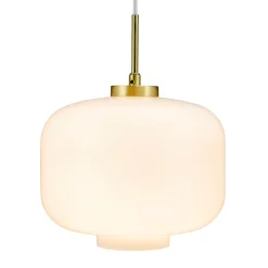 Arp takpendel 30 cm - Messing/Opal glass