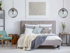 Arran takpendel 30 cm - Kobber/Gråfarget glass