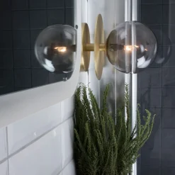 Art deco tak/vegglampe IP44