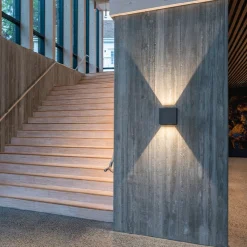 Artes Midi vegglampe opp/ned utendørs 32W 3000K Dimbar