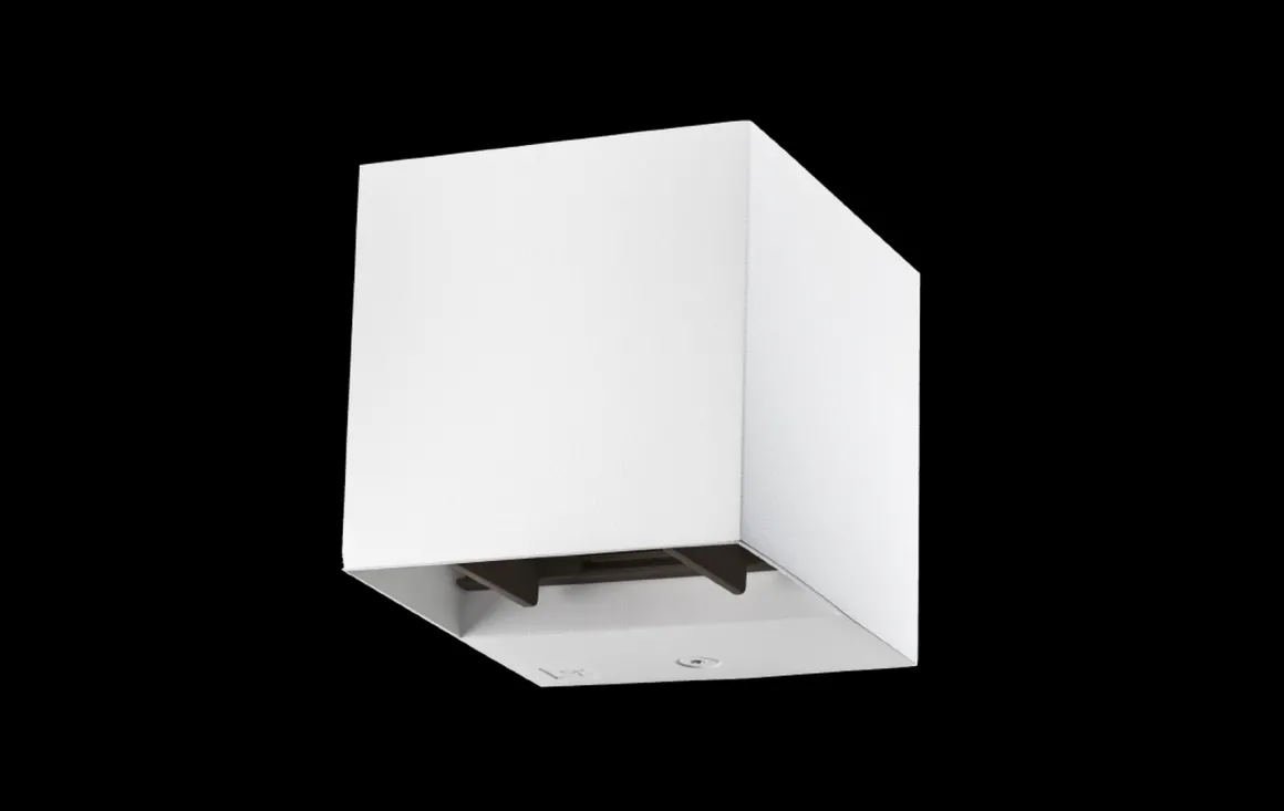 Artes Mini 8W vegglampe opp/ned lys IP44 3000 Kelvin - Dimbar