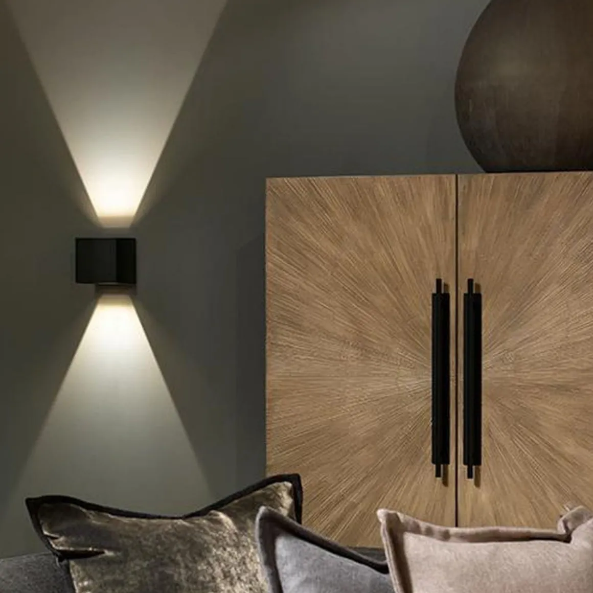 Artes vegglampe utendørs IP65 3000K dimbar