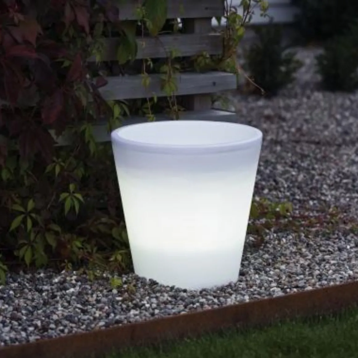 Assisi blomsterpotte liten LED plast trafo IP44