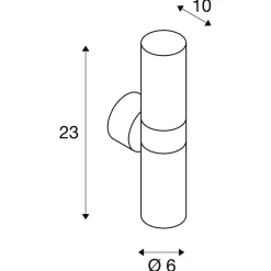 Astina vegglampe utendørs opp/ned IP44