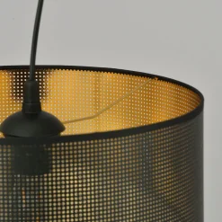 Aston takpendel 35 cm - Svart/Gullfarget