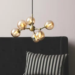 Atom takpendel large - Amber