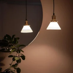 August Takpendel 15 - Messing/Hvit