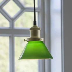 August Takpendel 15 - Messing/Grønn