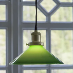 August Takpendel 25 - Messing/Grønn