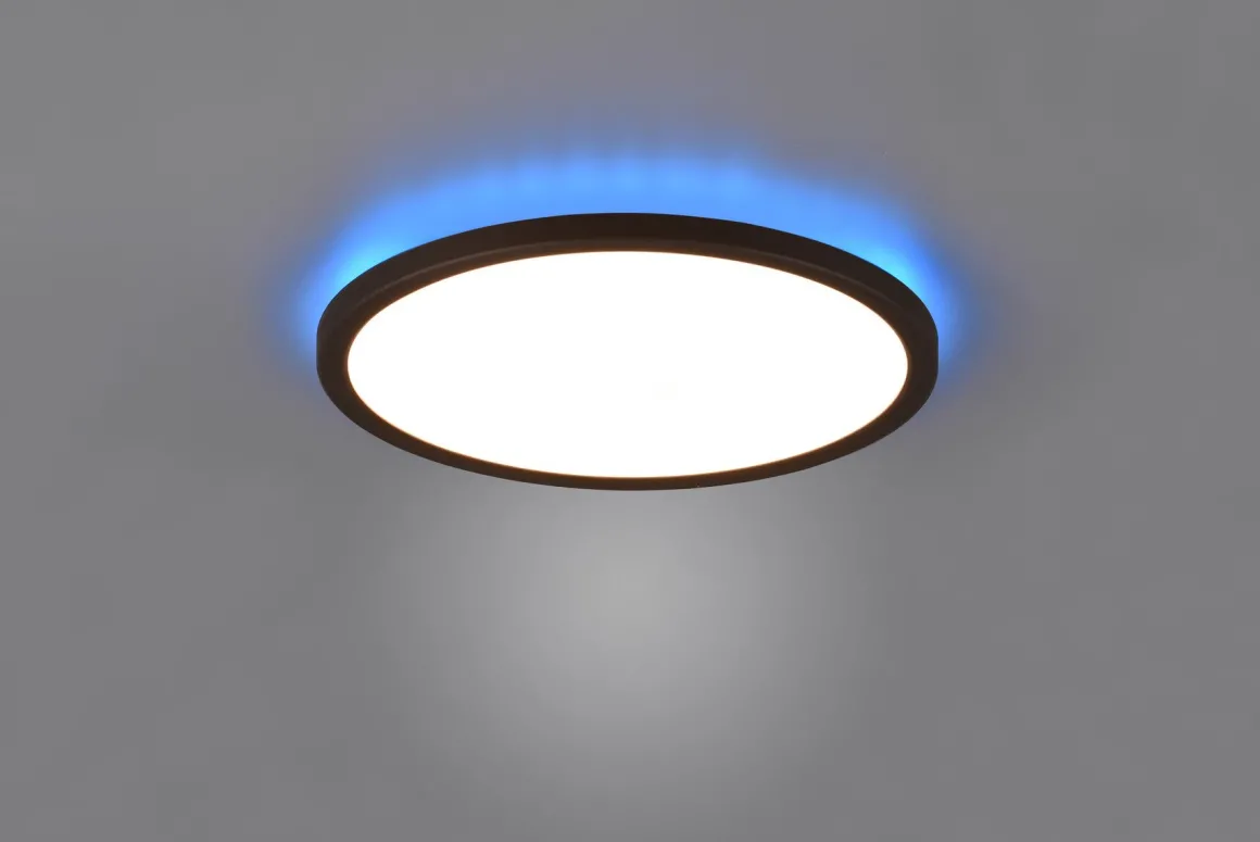 Aureo taklampe 29 cm 18W 3000-6500K RGB - m/fjernkontroll