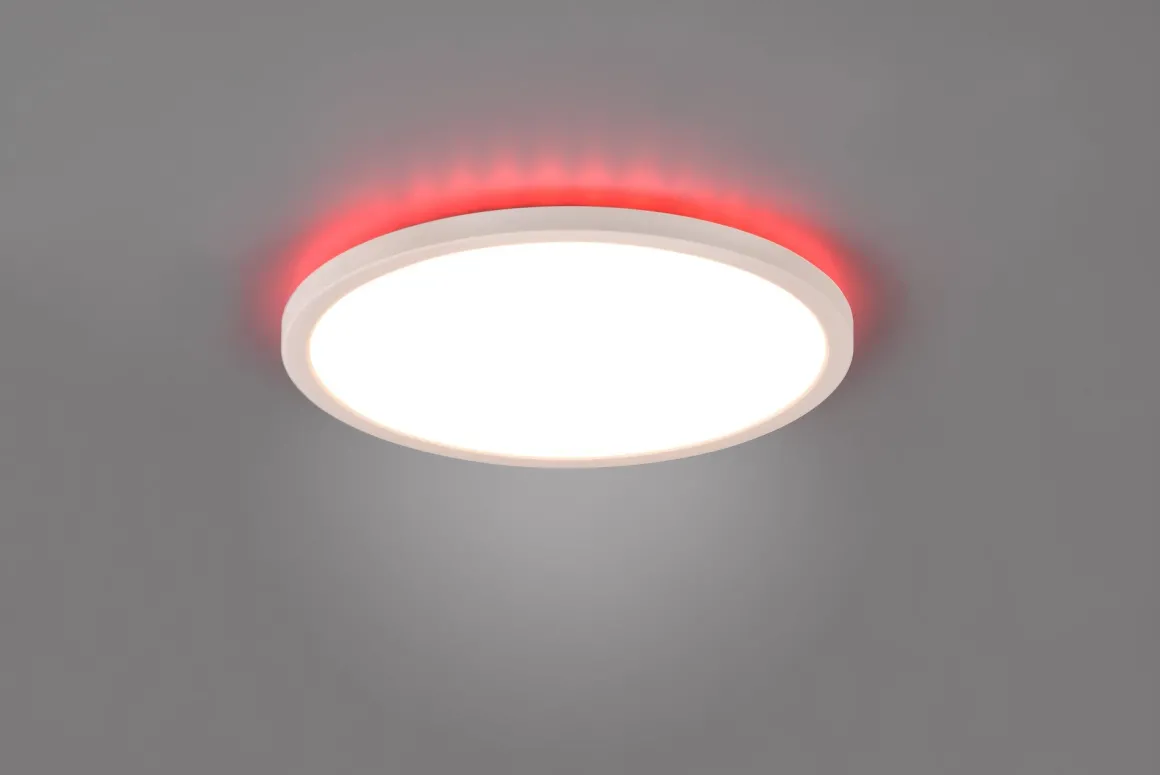 Aureo taklampe 29 cm 18W 3000-6500K RGB - m/fjernkontroll