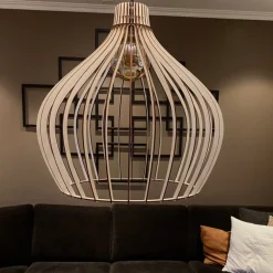 Aurora spile takpendel 58 cm - Natur