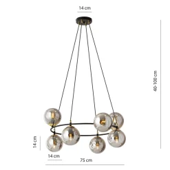 Azura takpendel 7-lys