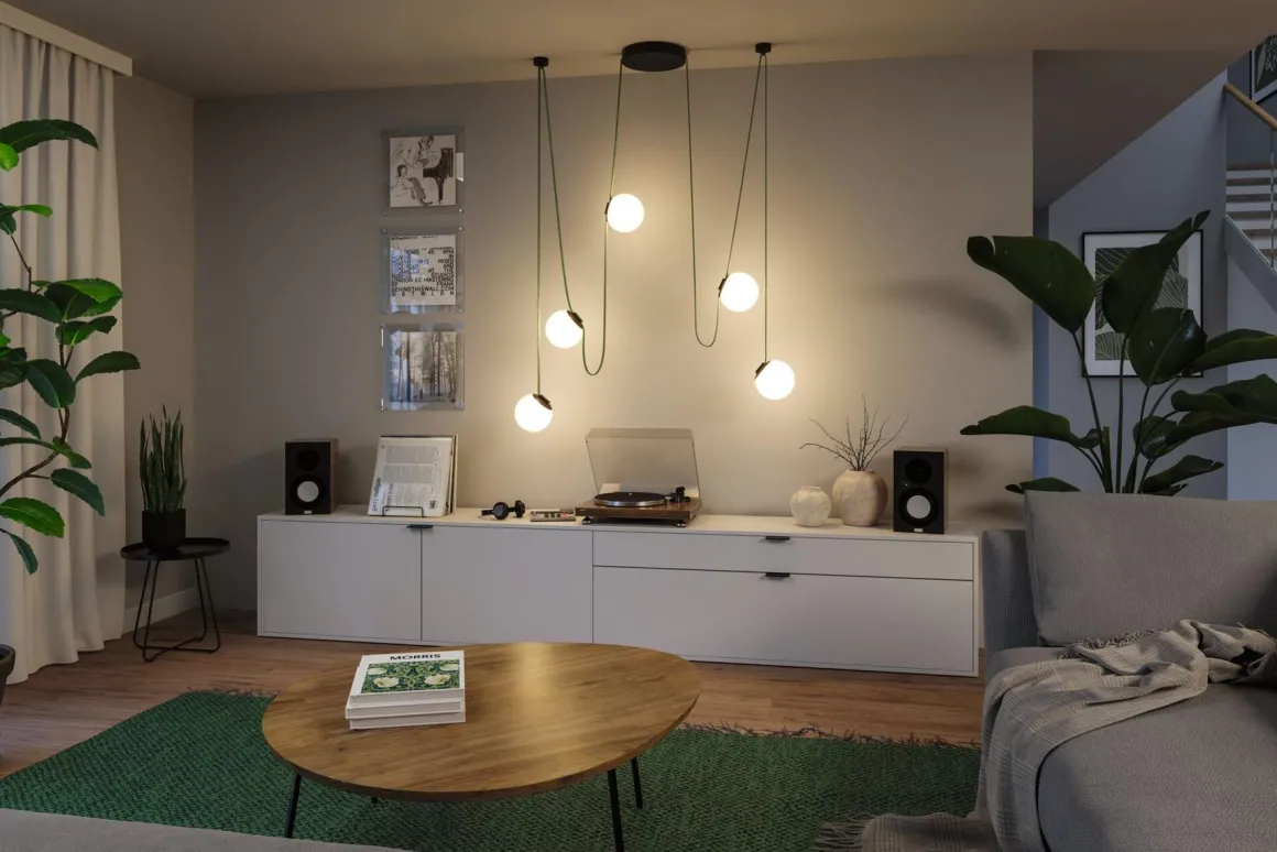 Ball lampeskjerm til ULine belte system 8W 3000 Kelvin