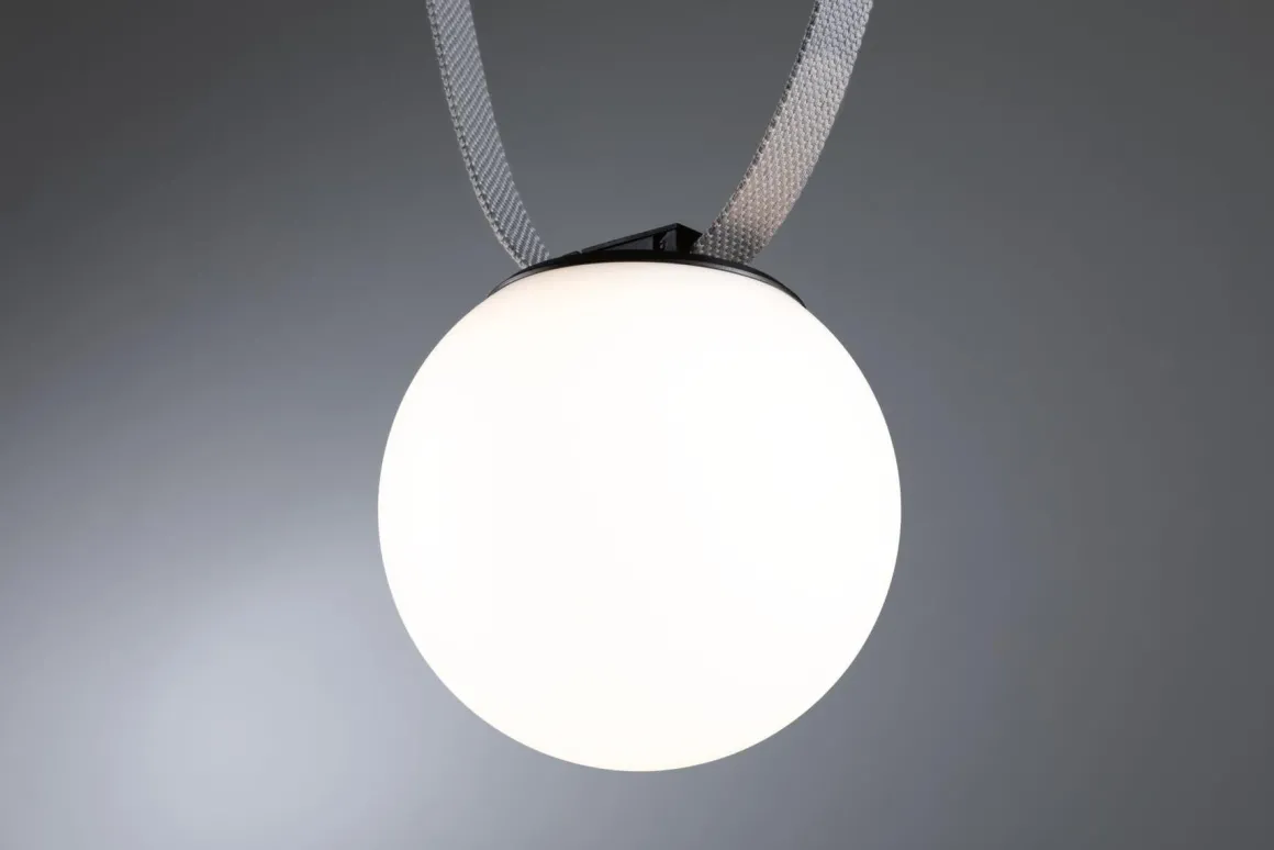 Ball lampeskjerm til ULine belte system 8W 3000 Kelvin