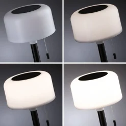 Bartja bordlampe oppladbar via USB eller solcelle 2700 Kelvin IP44