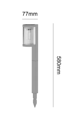 Beacon Solar hagebelysning 1W 3000K IP65 - Solcelle