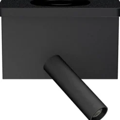 Bedside vegglampe 3W 2700 Kelvin med trådløs hurtig lader og USB A og C