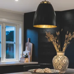 Bell maxi takpendel - Svart/Gull