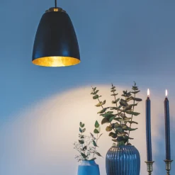 Bell maxi takpendel - Svart/Gull