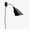 Bellevue Vegglampe - svart/messing