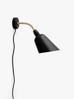 Bellevue Vegglampe - svart/messing