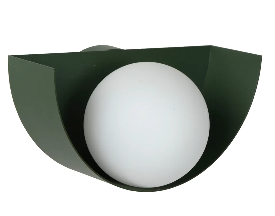 Benni vegglampe - Grønn