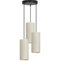 Bente rondell takpendel 3 lys - Hvit